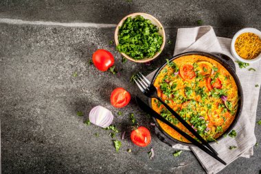 Hint Masala yumurtalı omlet