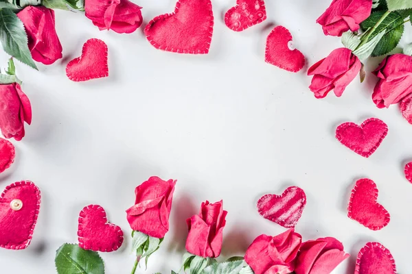 Dia dos namorados Flatlay — Fotografia de Stock