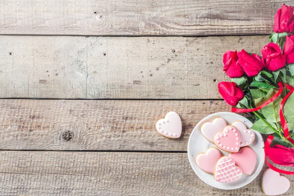 Valentine dag begroeting achtergrond — Stockfoto