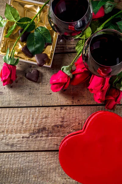 San Valentino biglietto di auguri sfondo — Foto Stock