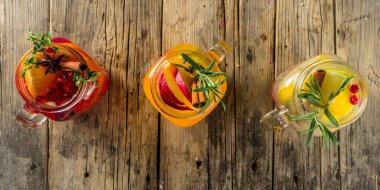 Kış sangriası, sıcak şarap ya da sıcak sıcak kokteyl.