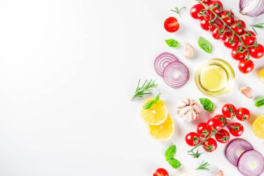 Sebze ve otlarla yemek pişirme
