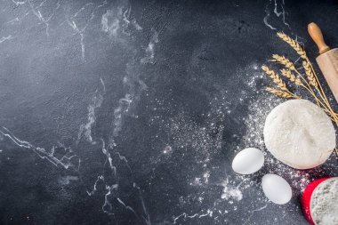 Arka plan hamur ile pişirme