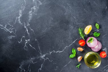 Sebze ve otlarla yemek pişirme
