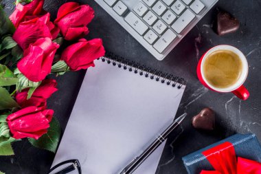 Sevgililer günü tebrik kartı arka plan