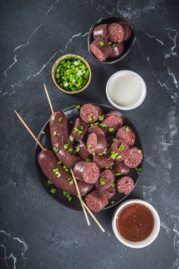 Kore kanlı sosisli soondae