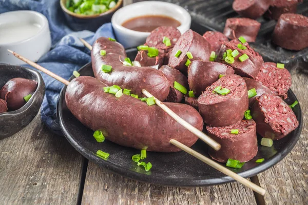 Saucisse de sang coréenne soondae — Photo