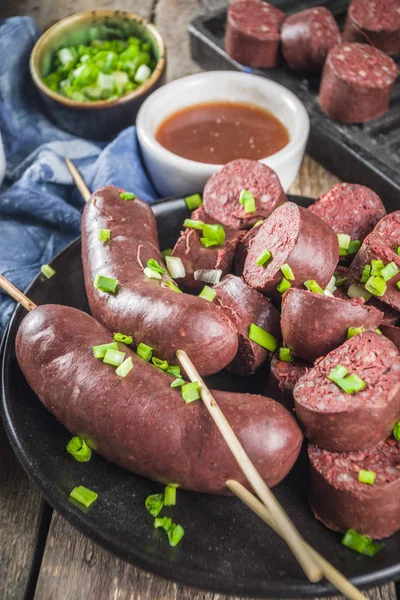 Saucisse de sang coréenne soondae — Photo