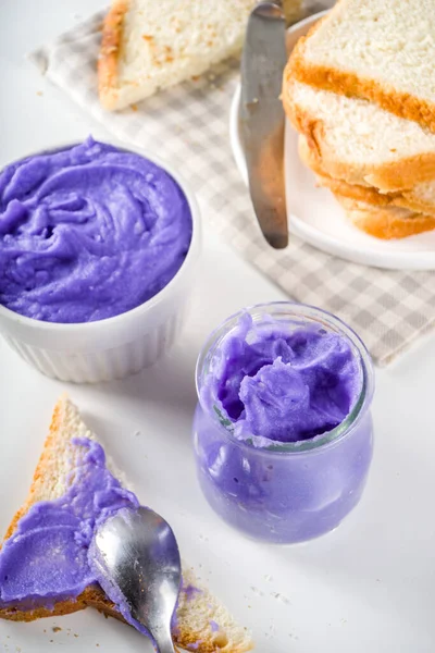 Ube Halaya. Halayang Ube — Stock Photo, Image