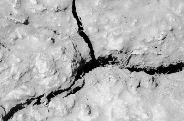 Eski kırık boya, makro fotoğraf çatlaklar