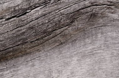 büyük eski ahşap tahta karanlık çatlaklar ile gri