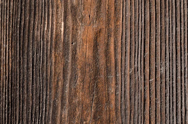 Μια παλιά ξύλινη σανίδα με ξεθώριασμα καφέ κηλίδες — Φωτογραφία Αρχείου