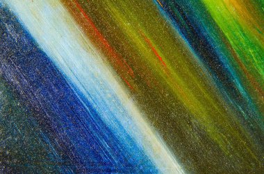 Yoğun bir tuval üzerine suluboya smear vardır