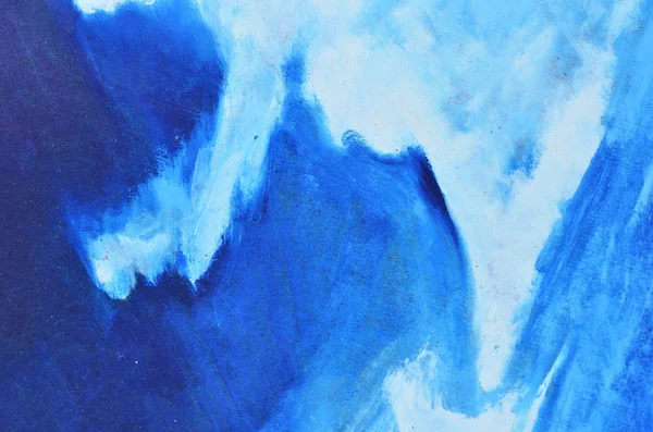 Λευκό Και Μπλε Νερομπογιά Πίνακες Ζωγραφικής Καμβά Υφή Φόντου Ταπετσαρία — Φωτογραφία Αρχείου