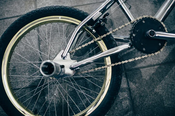 Koło roweru BMX — Zdjęcie stockowe