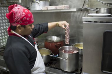 Lokanta mutfak İspanyol aşçı