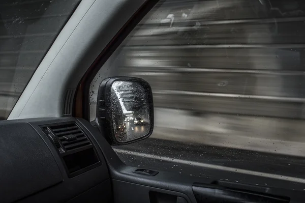 Car rearview mirror — Stock Photo, Image