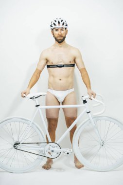 Adam desnuco Bisiklet ve nabız ölçer