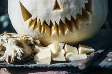 Jack-O-Lantern açık