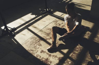 Kapalı pratik balet.