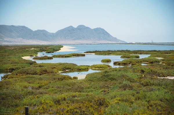 Costa Panorâmica parque natural Cabo de Gata Andaluzia — Fotografia de Stock