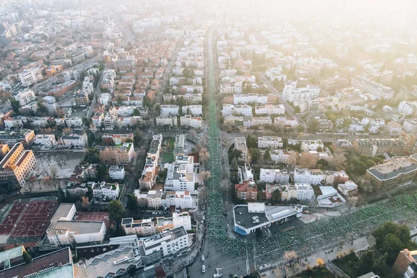 Famous race end of year San Silvestre Vallecana, Madrid Spain year 2019. — Stock Photo, Image