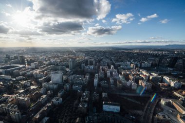 Cityscape manzarası görünümü Madrid