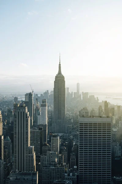 Cidade de Nova Iorque cidade de um edifício — Fotografia de Stock
