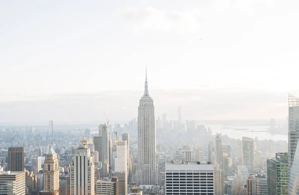 New York City cityscape from a building — Stock Photo, Image