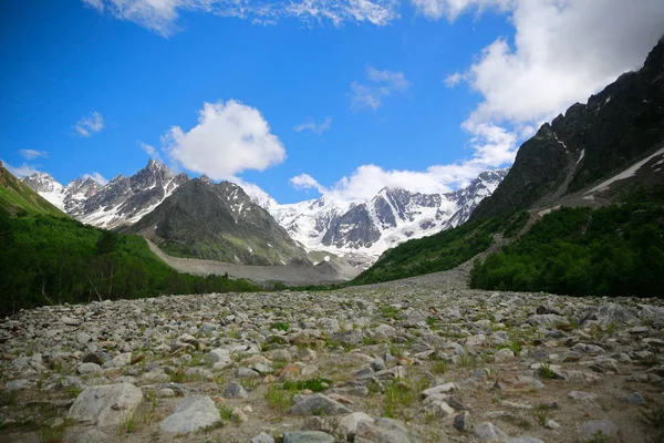 Main Kaukasische Ridge Mountains Stockfoto