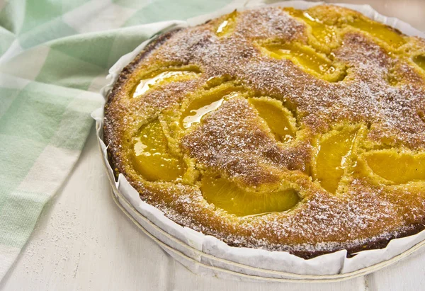 Gâteau au citron aux abricots — Photo