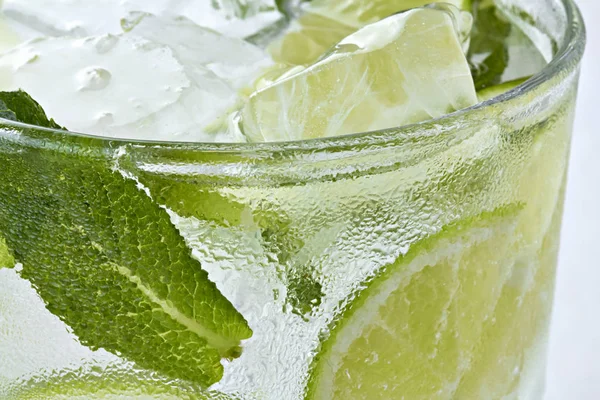 Mojito cuban drink with rum, mint and lime Stock Image