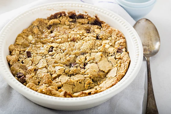 Pudim de biscoito de chocolate triplo — Fotografia de Stock