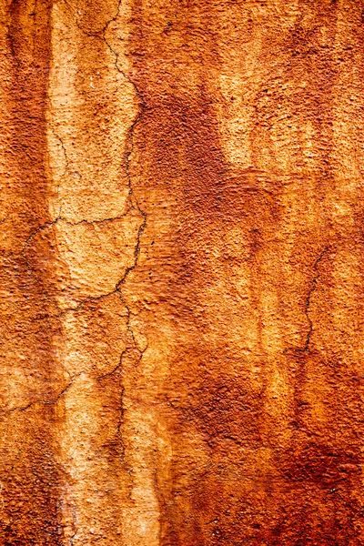 Brown and orange background with crackles — Stock Photo, Image