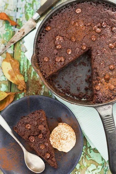 Ciasto czekoladowe brownie — Zdjęcie stockowe
