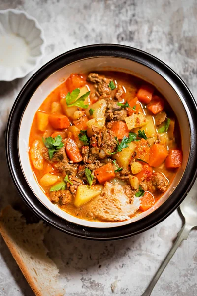 Goulash de carne de bovino húngara — Fotografia de Stock