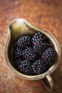 Böğürtlen vintage sayfasındaki eski Kupası 