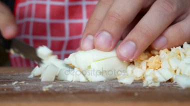 Ev mutfak pişirme salata