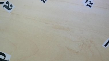 Yazdırılan üzerinde kağıt mektuplar makyaj kelime Do It