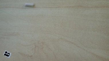 Yazdırılan üzerinde kağıt mektuplar makyaj kelime olası