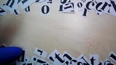 Yazdırılan üzerinde kağıt mektuplar makyaj kelime Do It