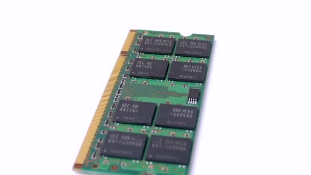 Dimm rotations mémoire RAM dans le carnet — Video