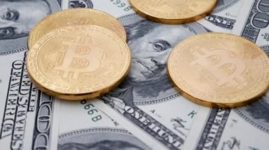 Bitcoin Btc altın 100 dolar faturalarında döndürme