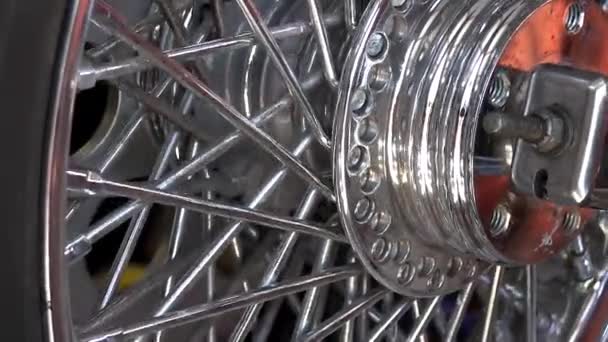 摩托车轮车修理车间 — 图库视频影像