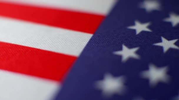 Amerikaanse vlag draaien — Stockvideo