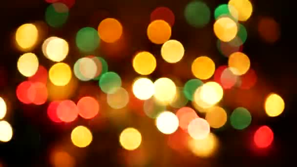 Loopable movimento astratto cerchio bokeh luci — Video Stock