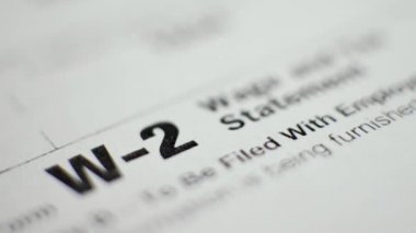 W-2 vergi formu