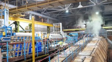 Şeker rafinerisi bitki üzerinde buhar