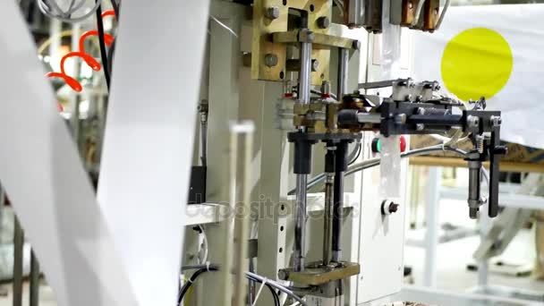 Balicí stroj pro balení chemikálií nebo jakékoliv prášky — Stock video