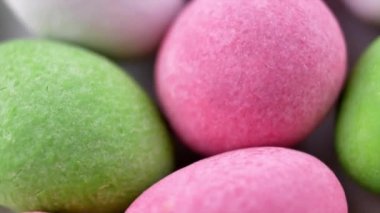 Renkli çikolata topları şekerler